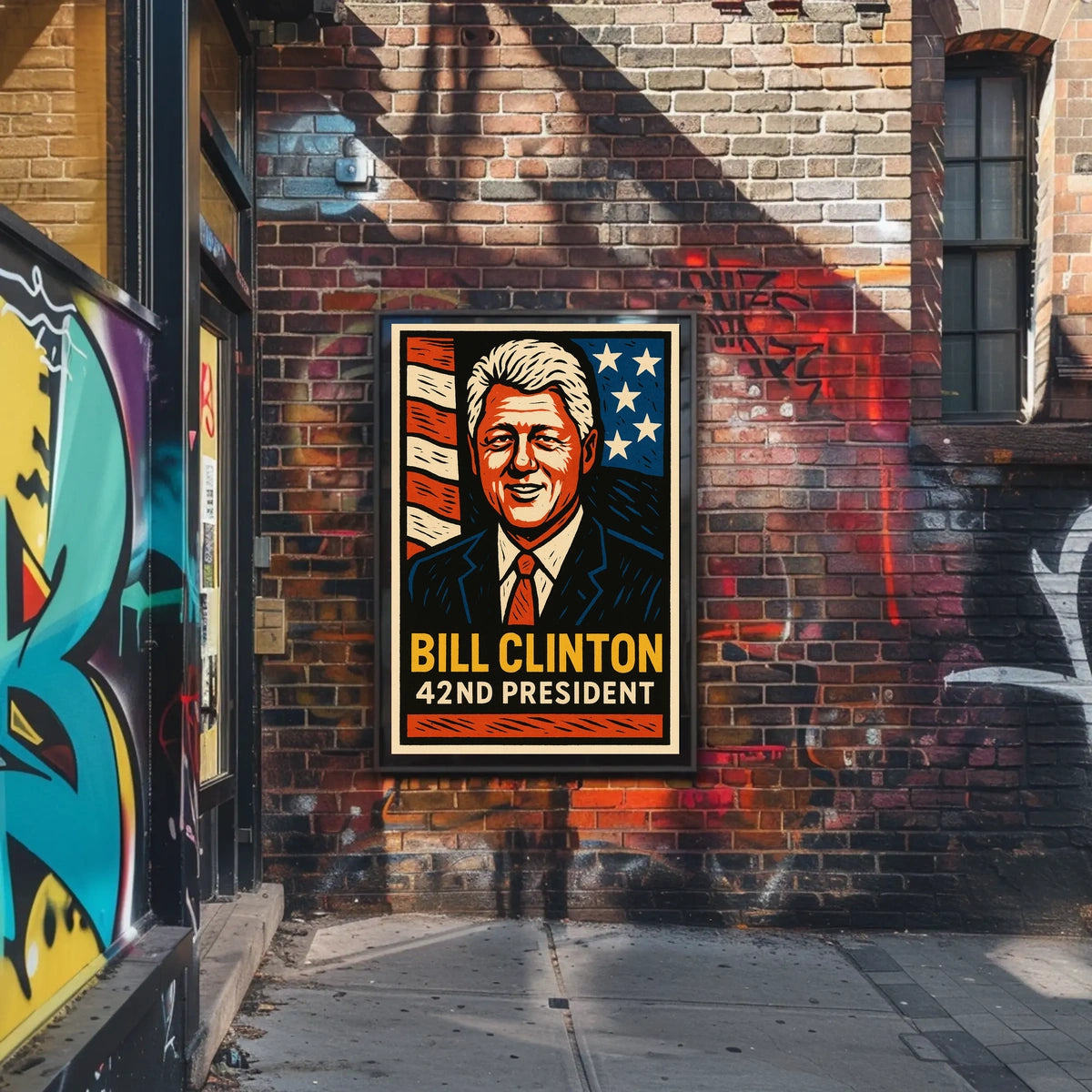 Bill Clinton 42nd President Poster