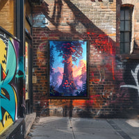 Enchanted Forest Tower Poster