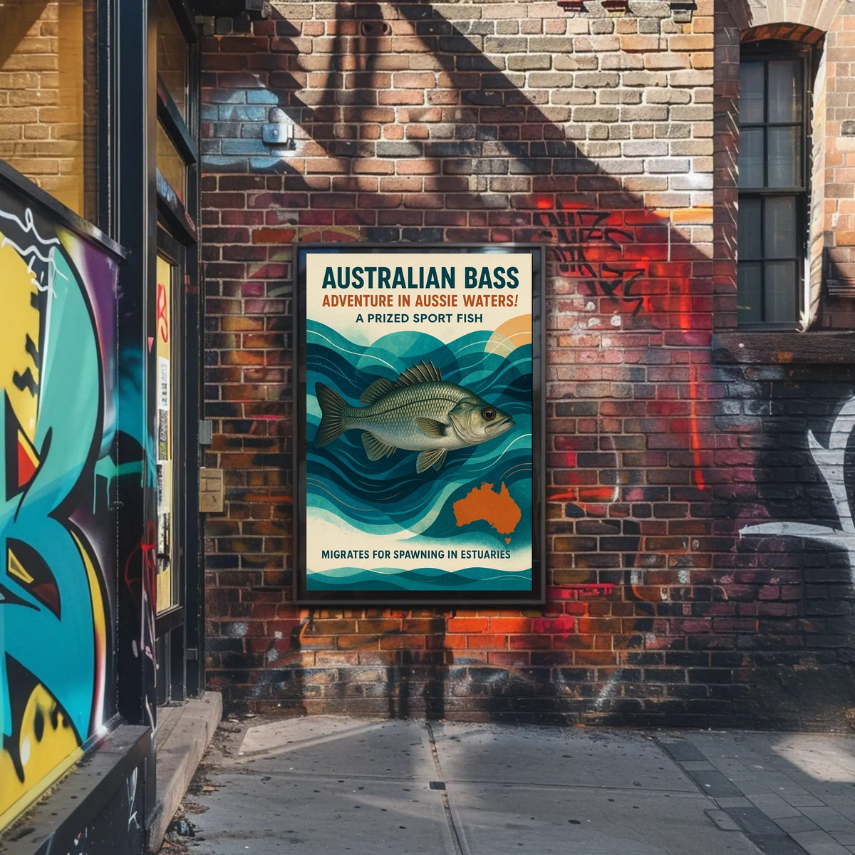 Australian Bass Adventure Poster
