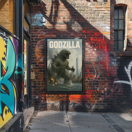 Godzilla Strikes the City Poster
