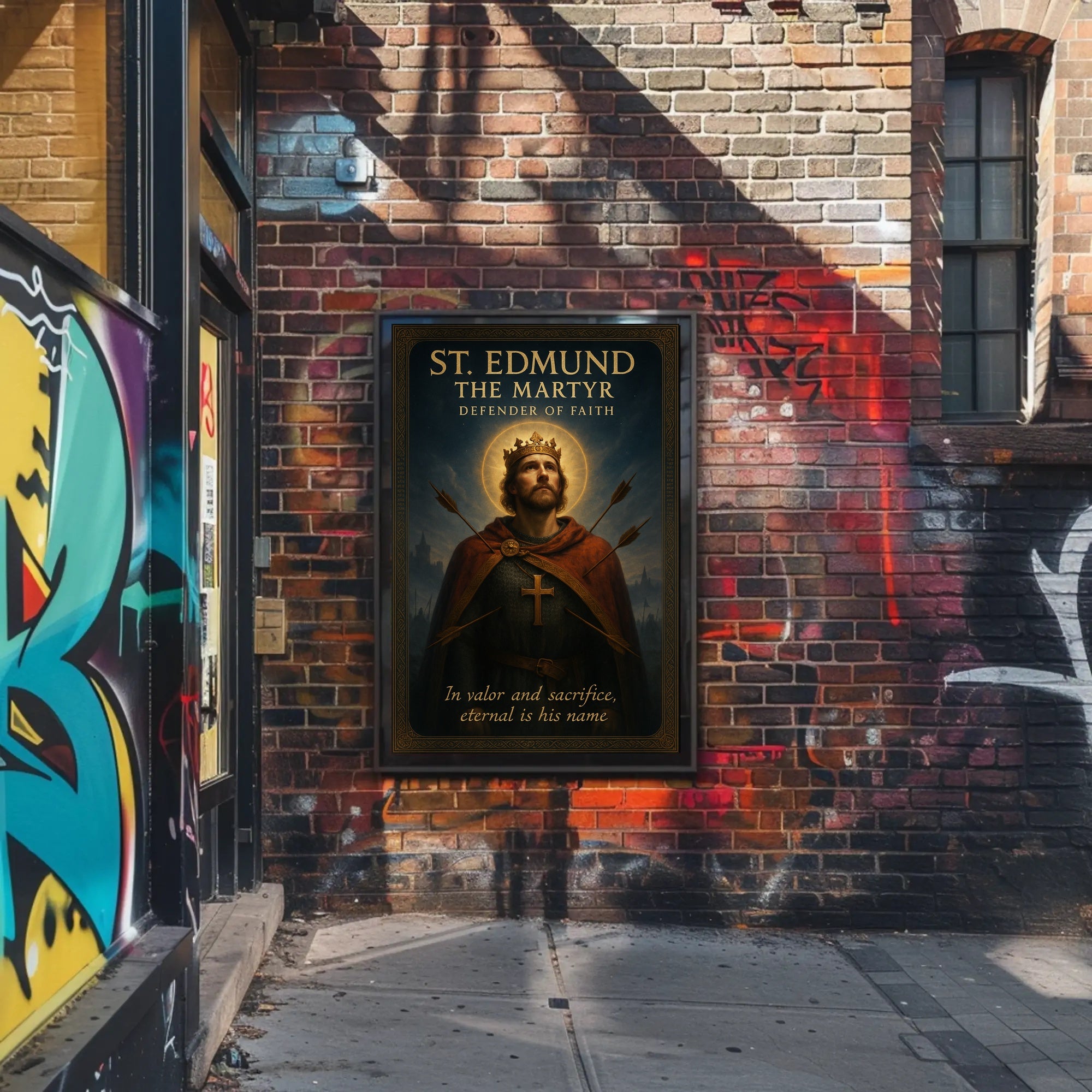 St. Edmund the Martyr Poster PosterGoat