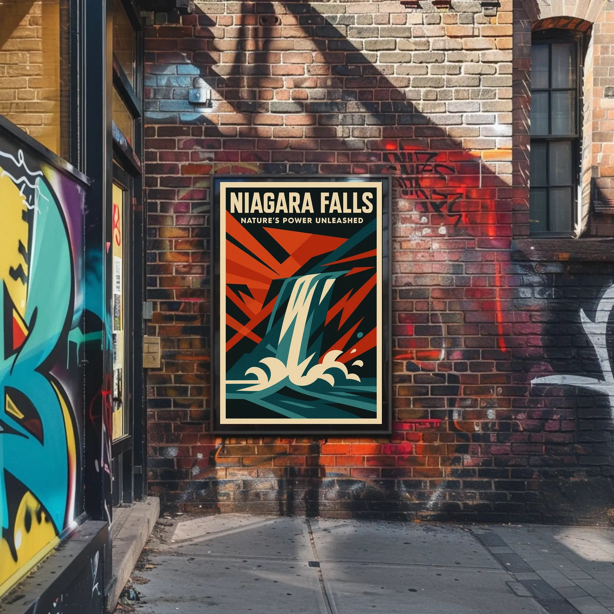 Niagara Falls NatureS Power Unleashed Poster