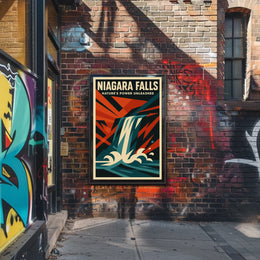 Niagara Falls NatureS Power Unleashed Poster