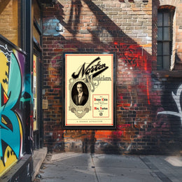 Vintage Magic Show Poster with Art Nouveau Influence