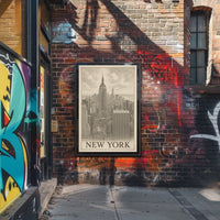 Iconic New York Skyline Poster