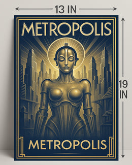 Metropolis  Art Deco Futurism Poster PosterGoat