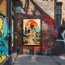 Urban Sunset Poster