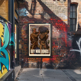 Carry Your Share Buy War Bonds Poster Art Print PosterGoat