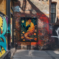 Mystical Dragon Garden Enchantment Fantasy or Mythology Poster