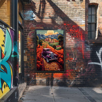 Vintage Journey Through a Dreamscape Poster