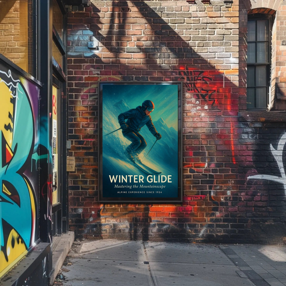 Winter Glide Poster