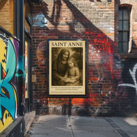 Saint Anne Patron Of Families And Poster