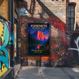 Yosemite National Park Majesty in Granite Poster PosterGoat
