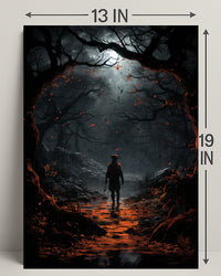 Mystical Forest Wanderer Poster