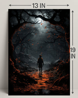 Mystical Forest Wanderer Poster