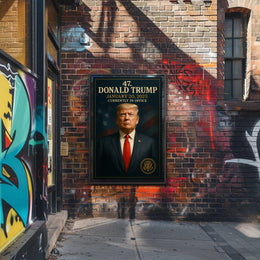 Donald Trump 47th President Poster