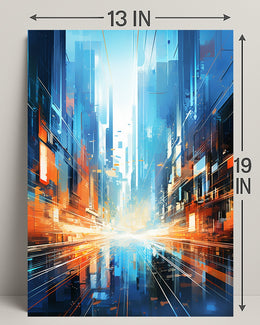 Futuristic Cityscape Poster