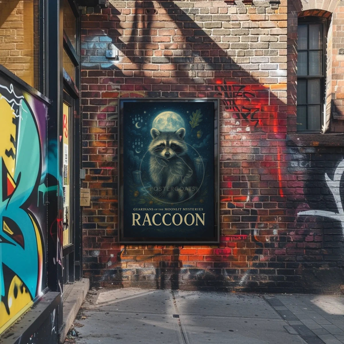 Guardians Raccoon Adventure Art: Animal Poster