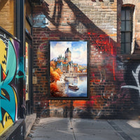 Autumn In Quebec City Poster