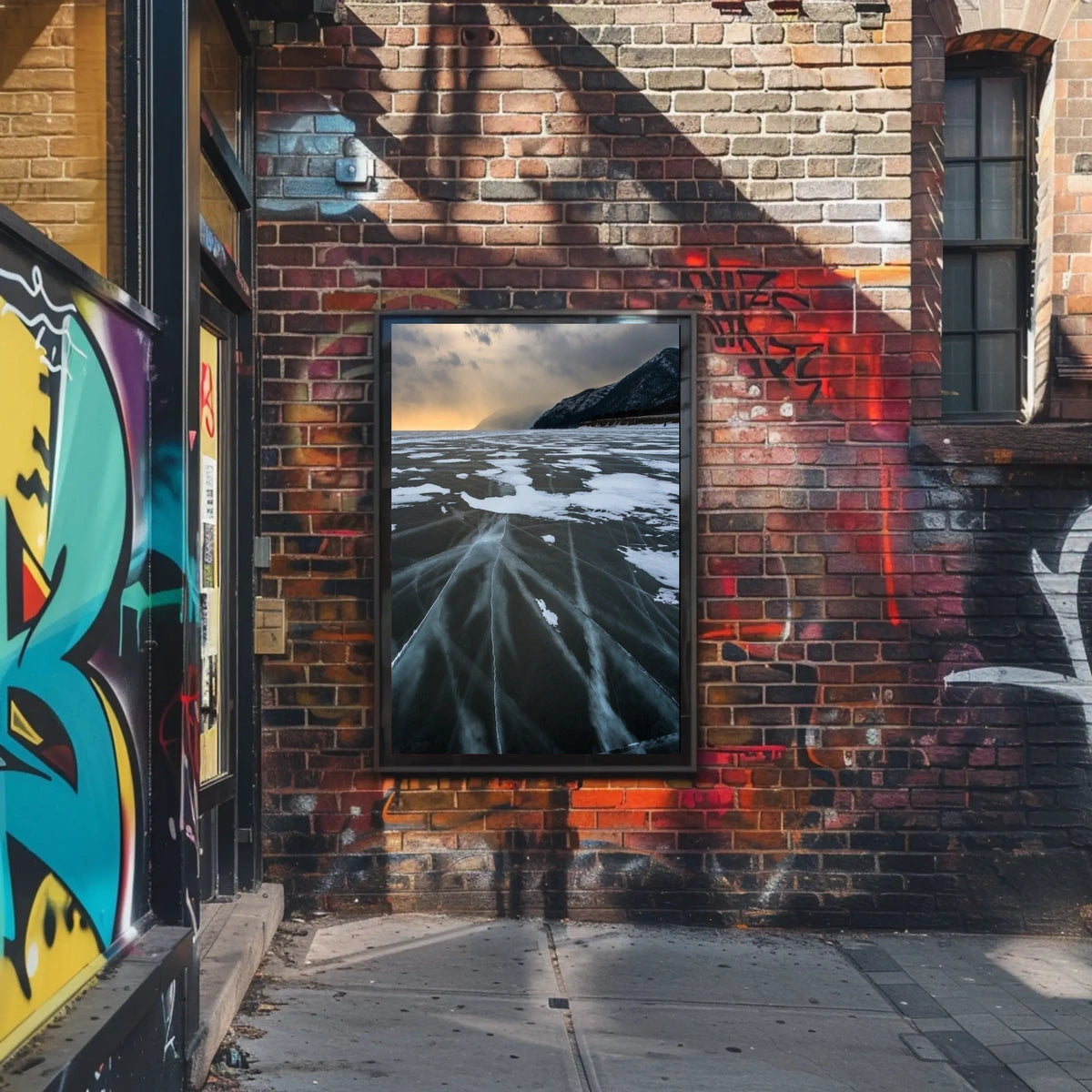 Winter Wonderland in Snowy Serenity - National Park Poster