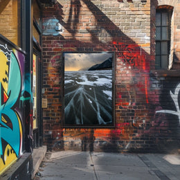 Winter Wonderland in Snowy Serenity - National Park Poster