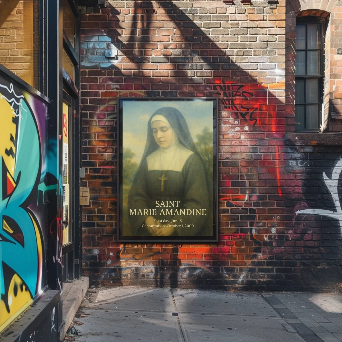 Saint Marie Amandine Poster