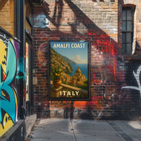 Amalfi Coast Italy Poster Wall Art Print Museum Quality