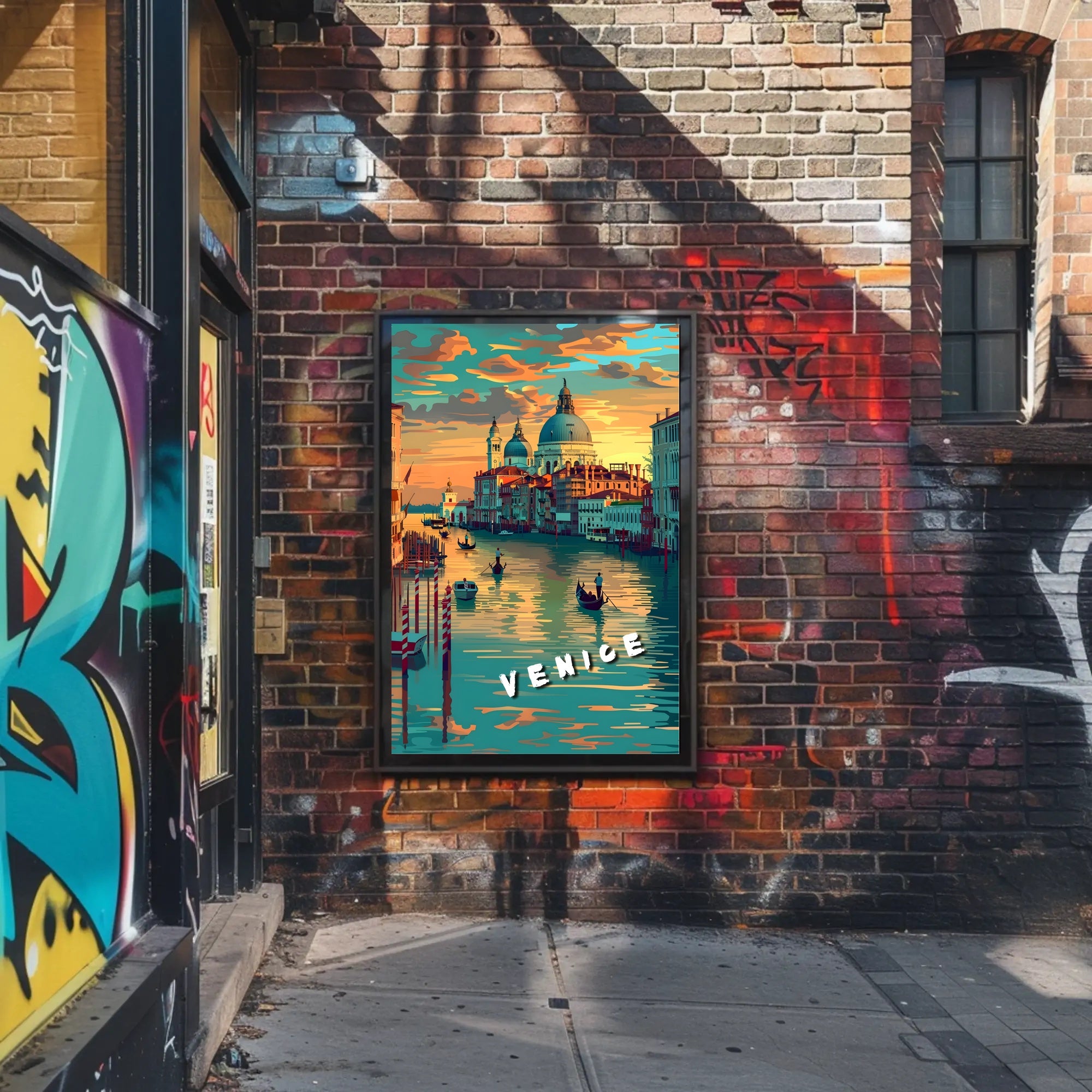 Venice at Sunset Poster
