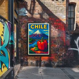 Chile A Vibrant Landscape Poster