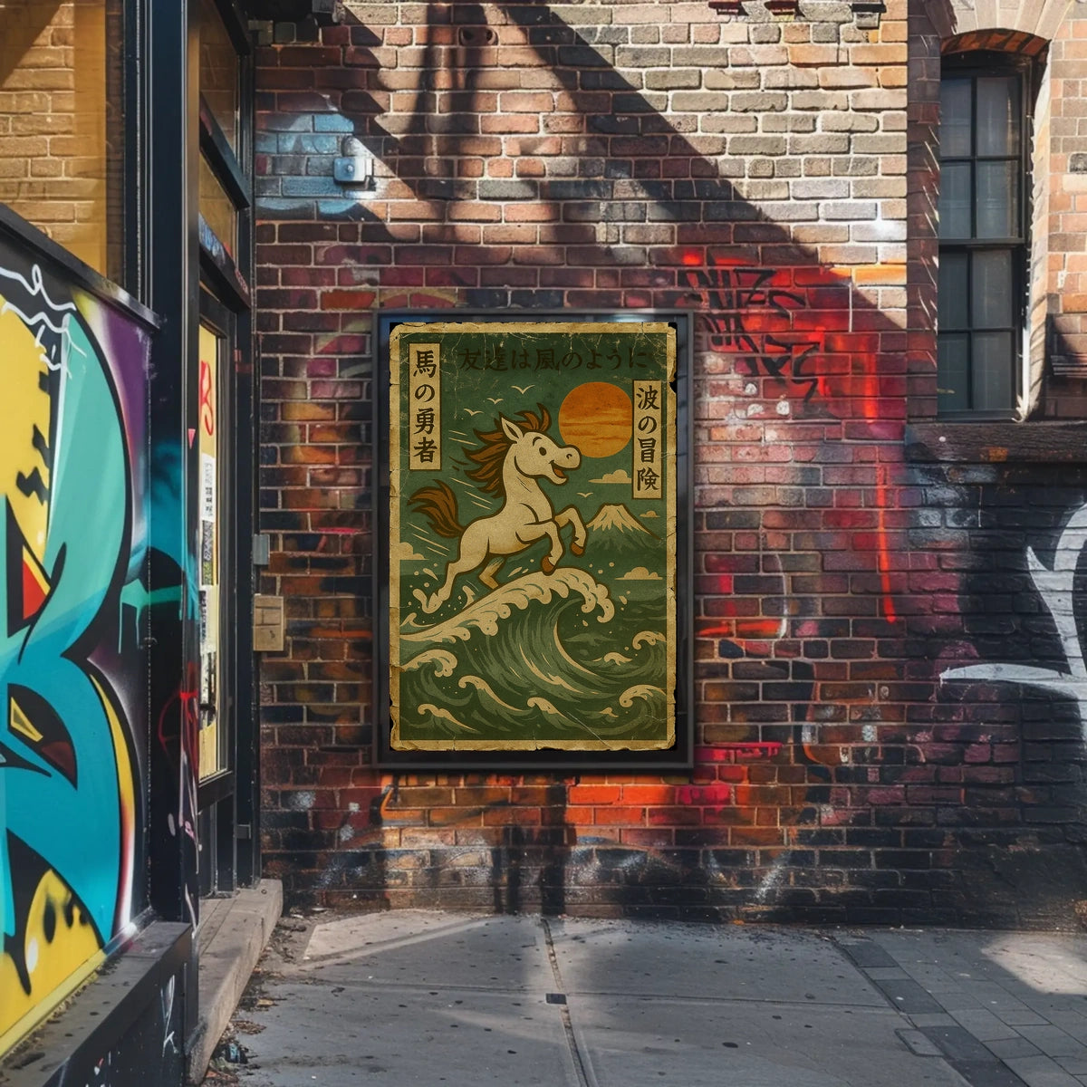 The Adventurous Horse Poster