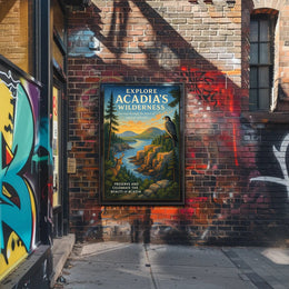 Explore Acadia's Wilderness Poster PosterGoat