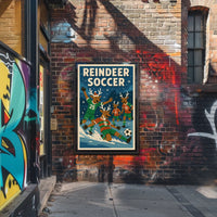 Reindeer Soccer Extravaganza Poster