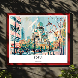 Sofia's Architectural Charm Poster PosterGoat