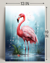 The Majestic Flamingo Poster