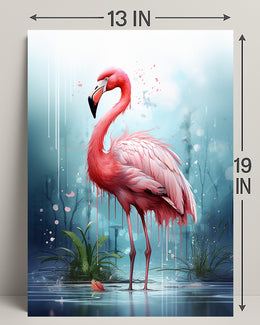 The Majestic Flamingo Poster
