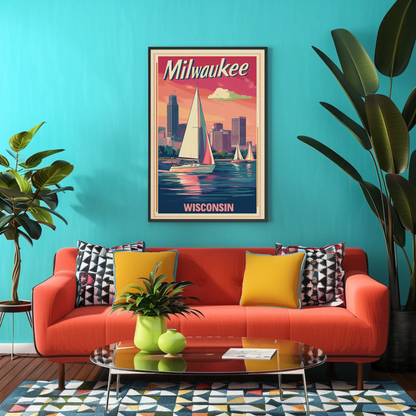 Milwaukee Vintage Poster