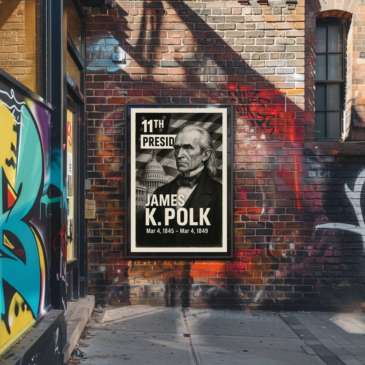 James K. Polk 11th President Poster