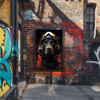 Heroic Canine Aviator Poster
