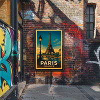 Paris, France Travel Poster