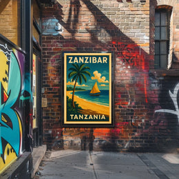 Zanzibar Travel Poster