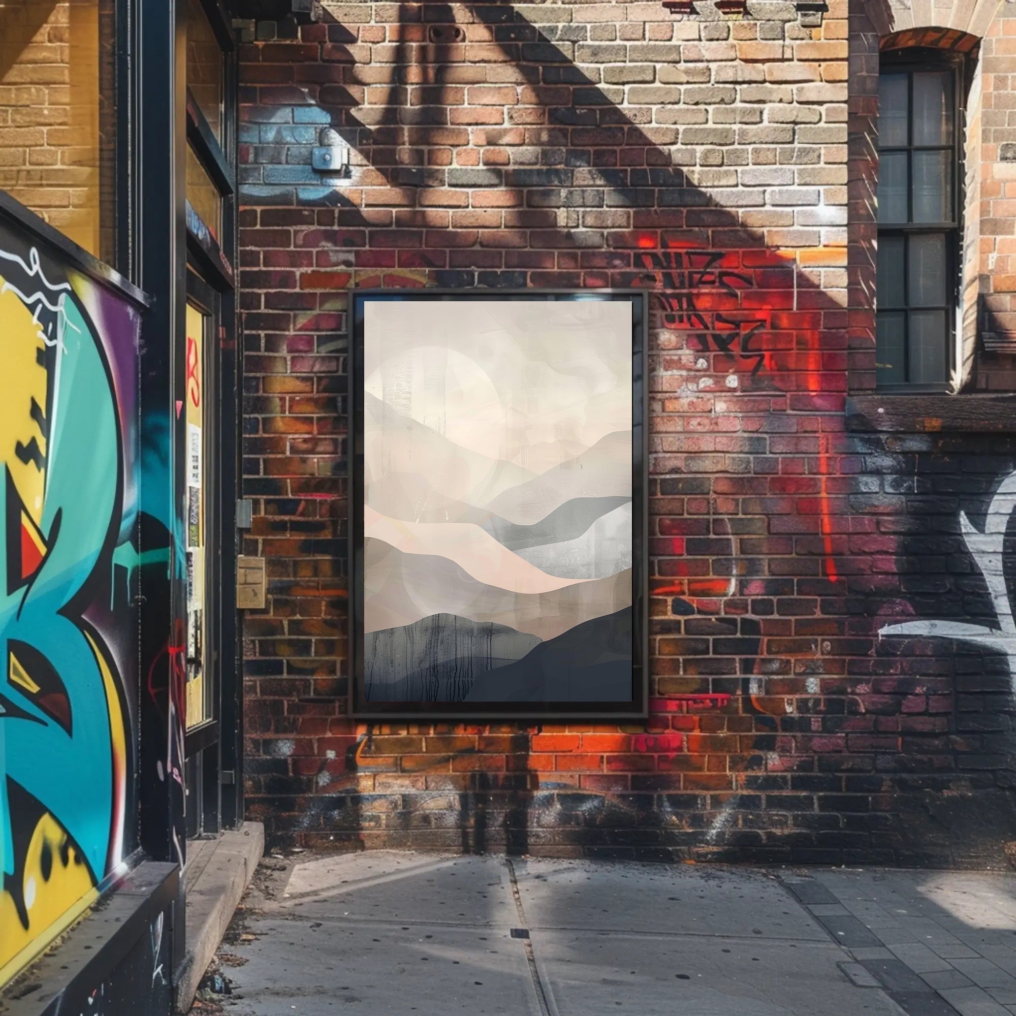 Abstract Landscape Poster