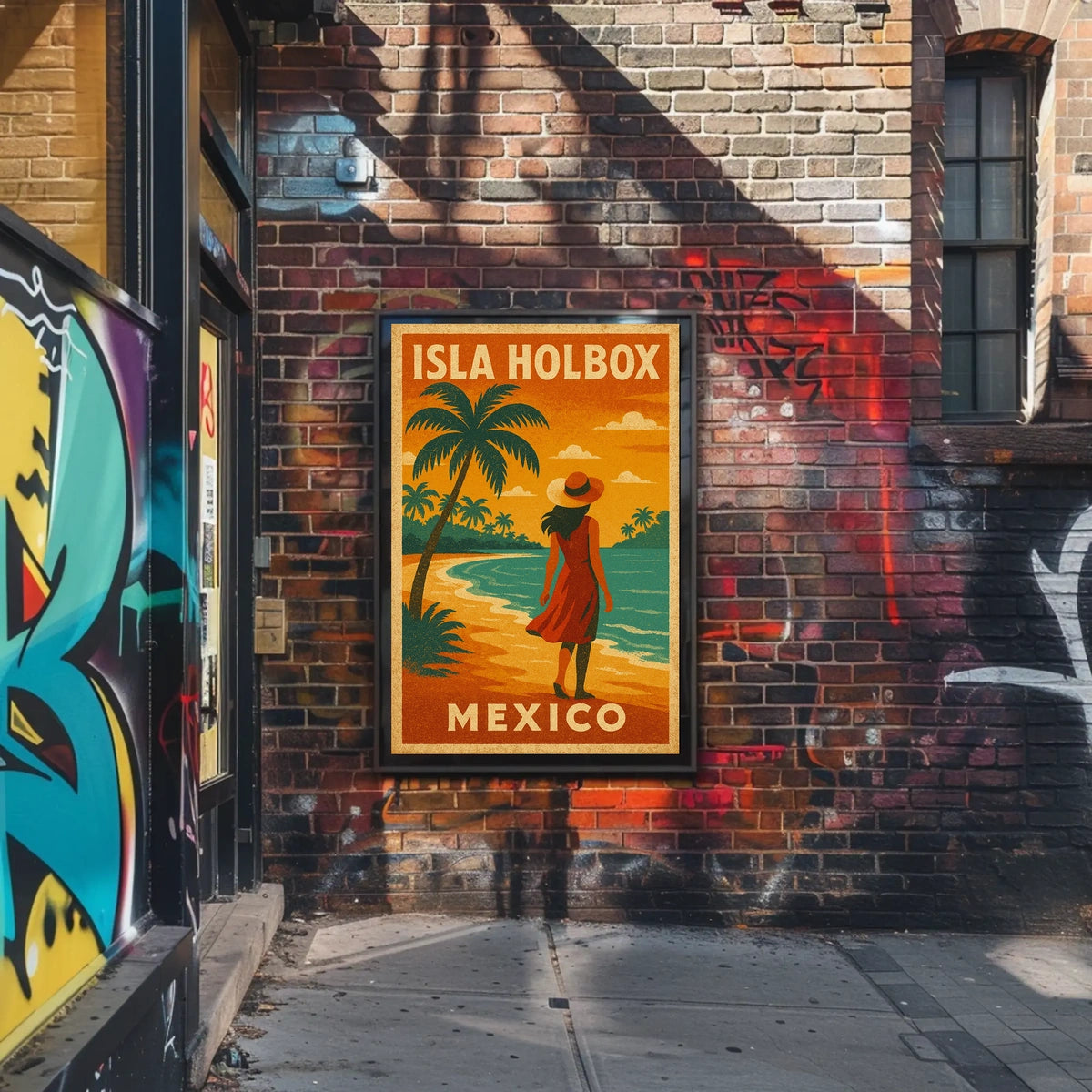 Isla Holbox Travel Poster