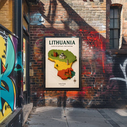 Lithuania Land of History and Nature Poster PosterGoat