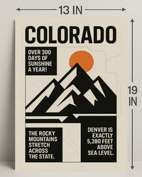 Discover Colorado Wall Art Print Decor PosterGoat