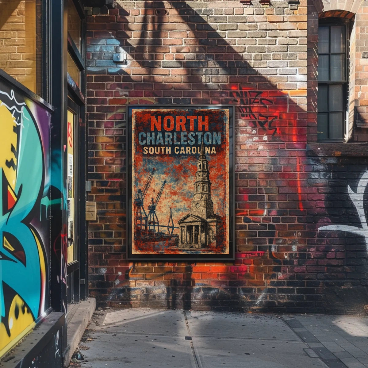 North Charleston, South Carolina Poster