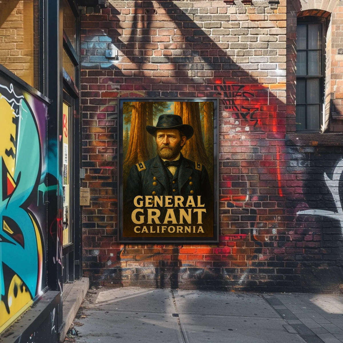 General Grant In California Poster