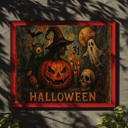 Halloween Night Gothic Spooky Digital Painting Poster