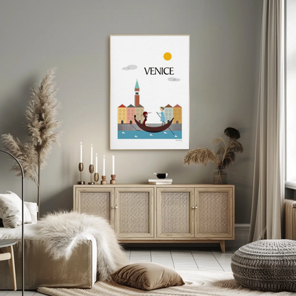 Venice: Romantic Gondola Ride Poster