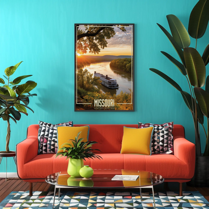 Missouri Vintage Poster