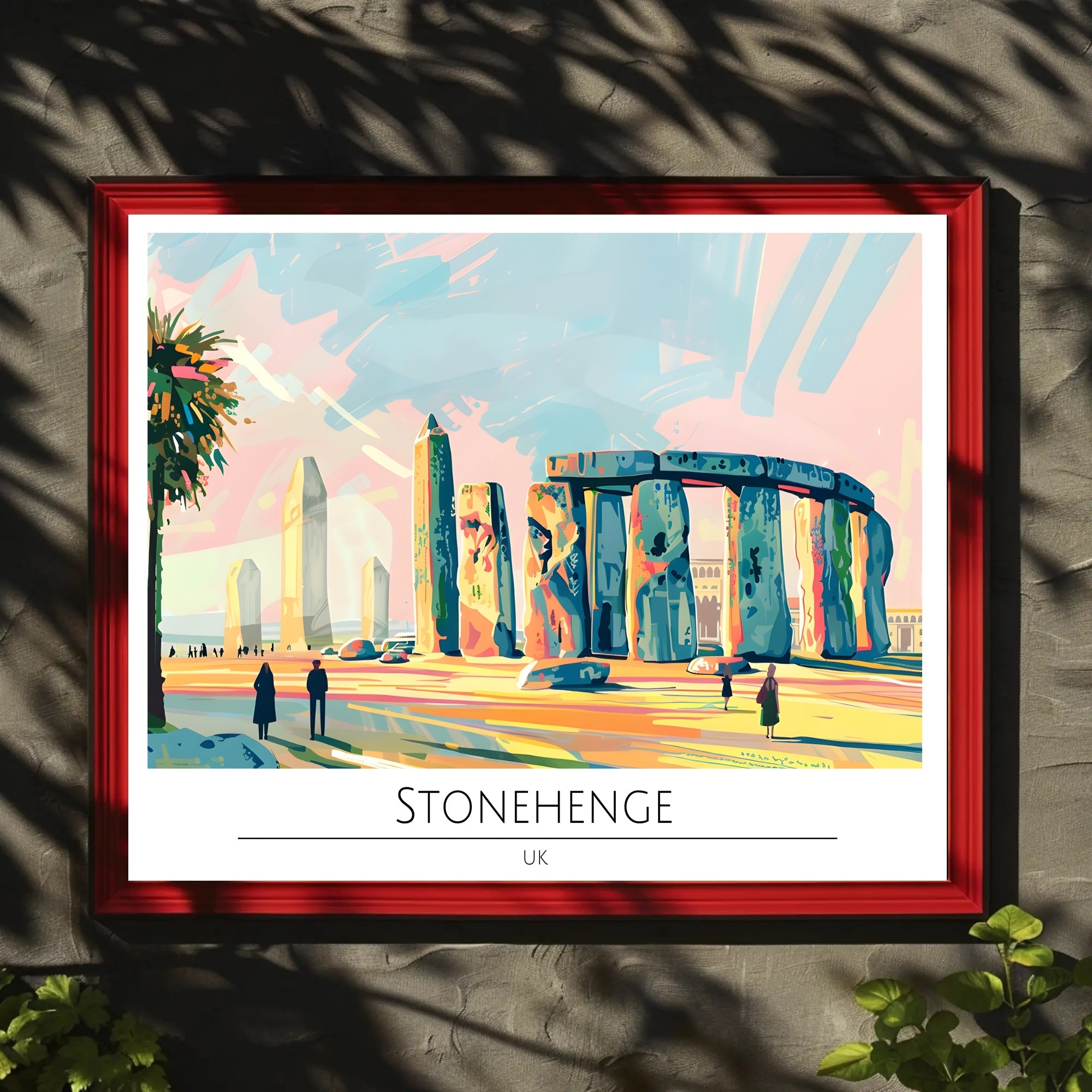 Stonehenge Illustration Poster PosterGoat
